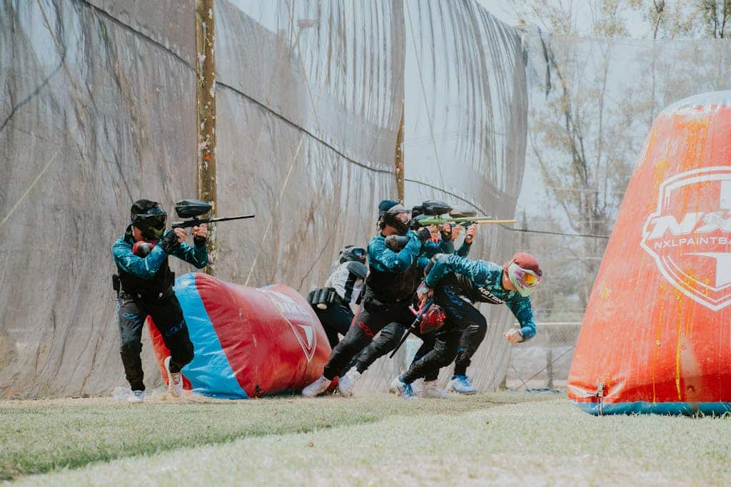Partie de paintball à Amiens chez Amiens Paintball