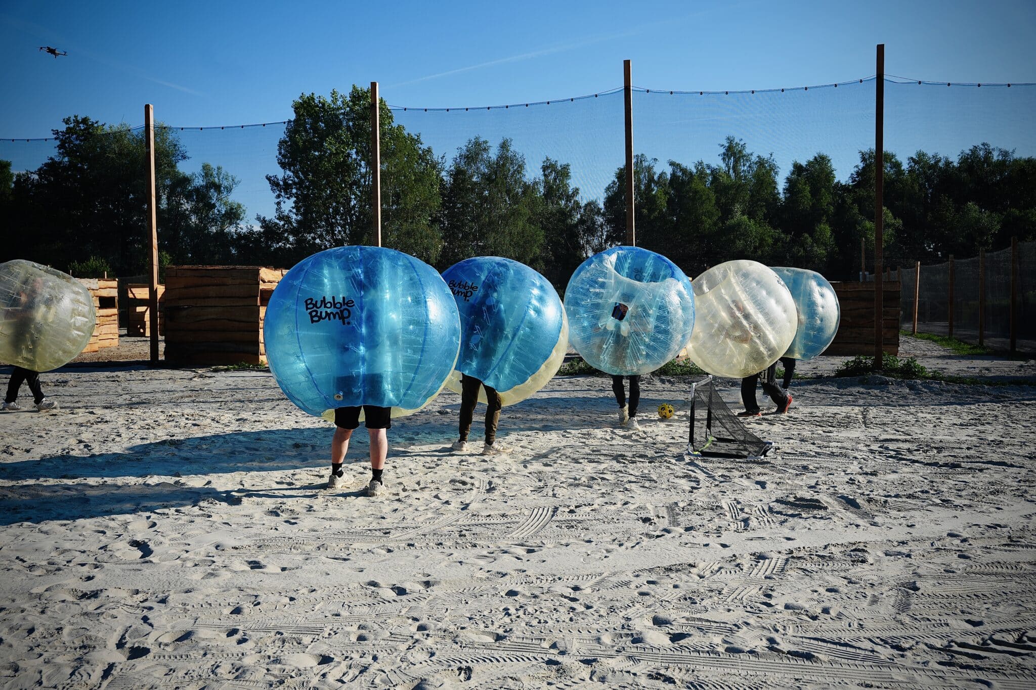 Partie de Bubble Foot à Amiens chez Amiens Paintball