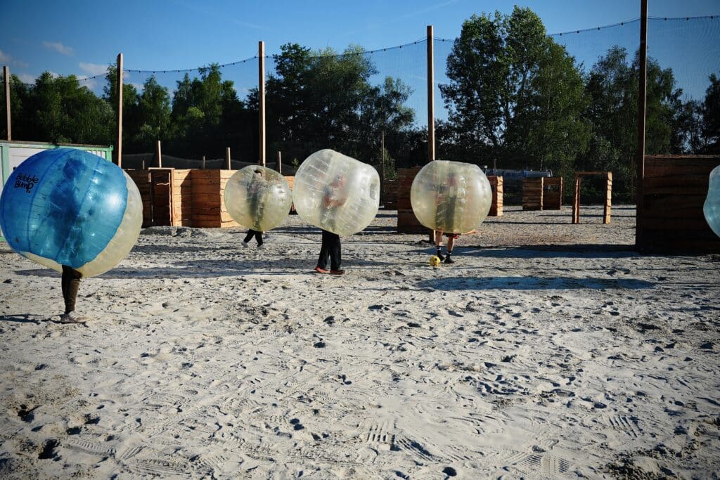 Partie de Bubble Foot chez Amiens Paintball